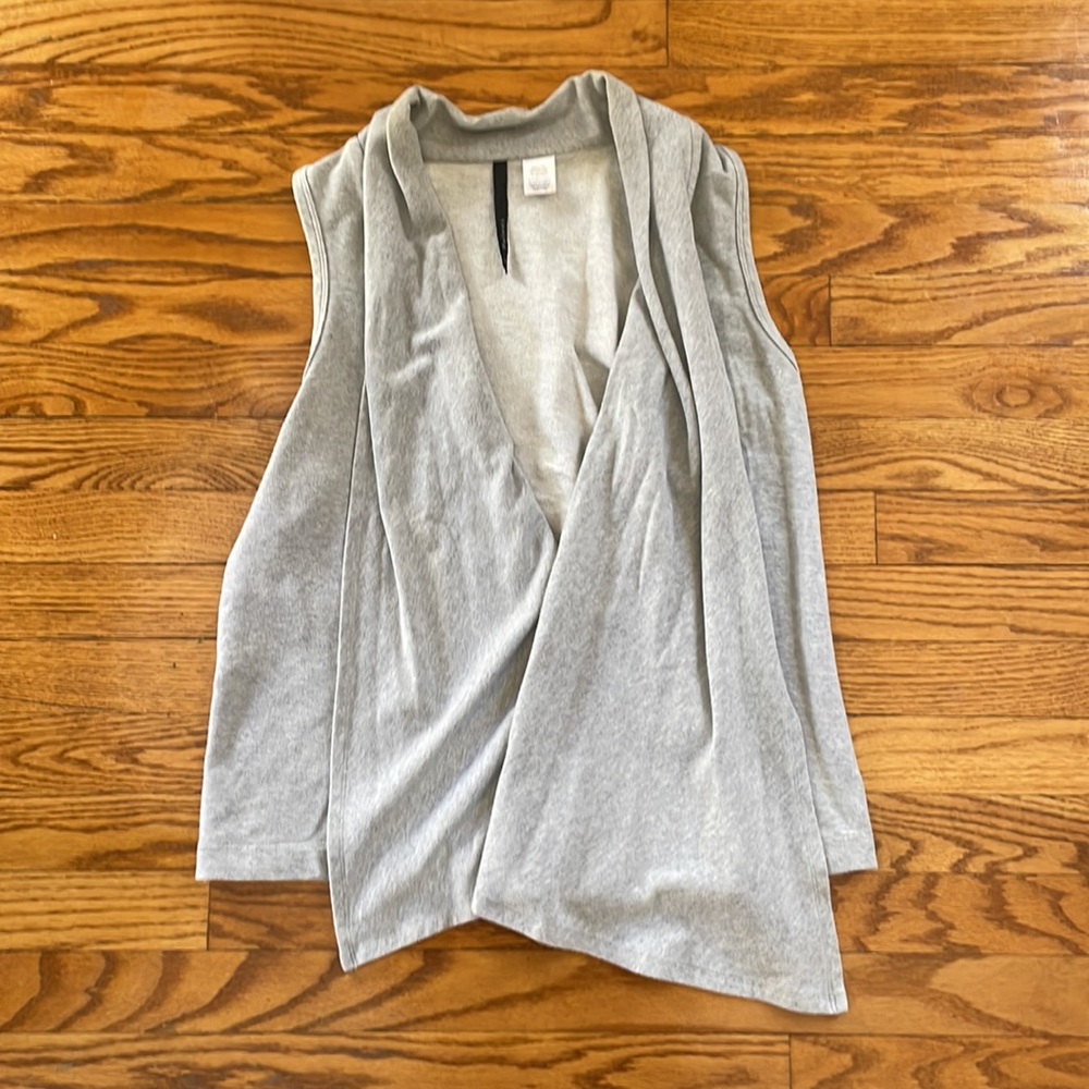 Grey Asymmetrical Vest